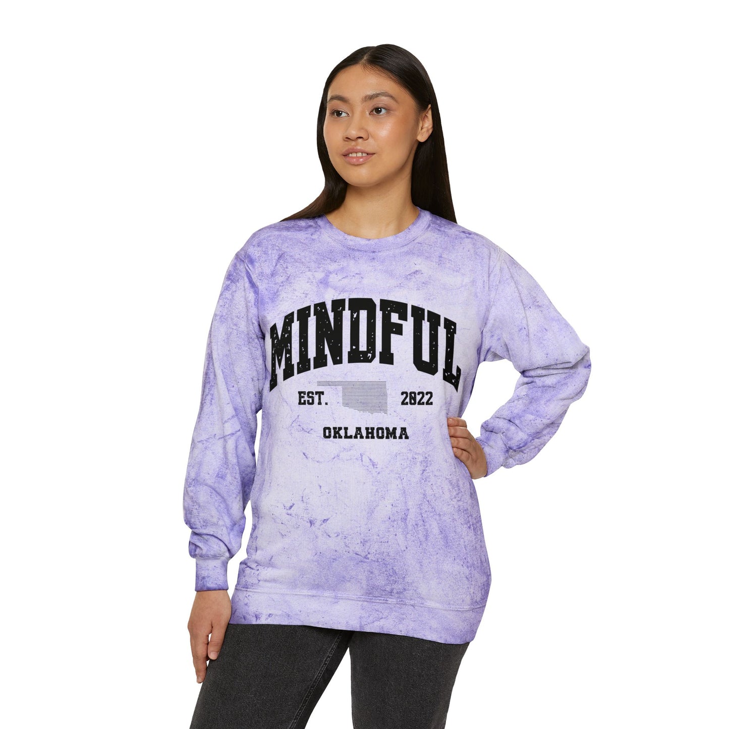 "Mindful U" Color Blast Sweatshirt