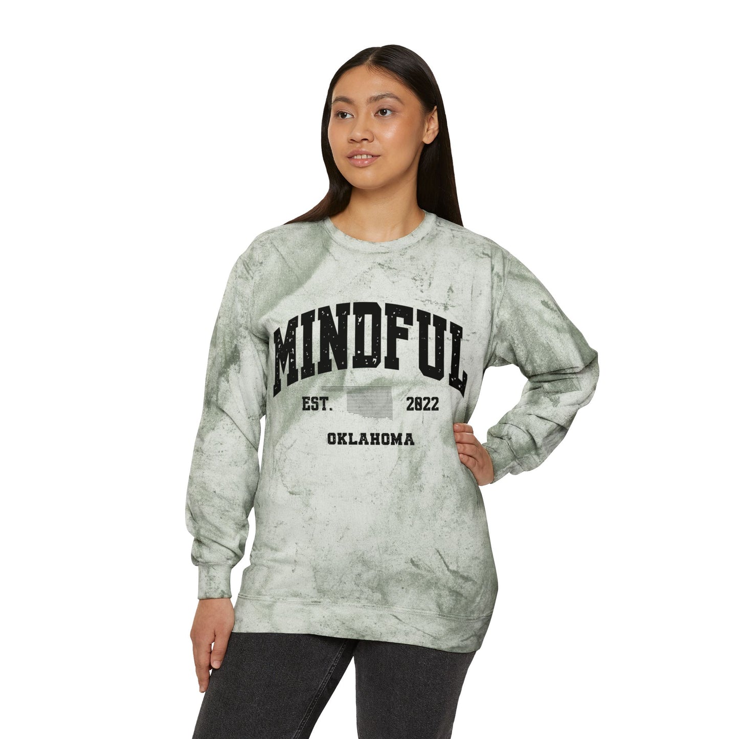 "Mindful U" Color Blast Sweatshirt