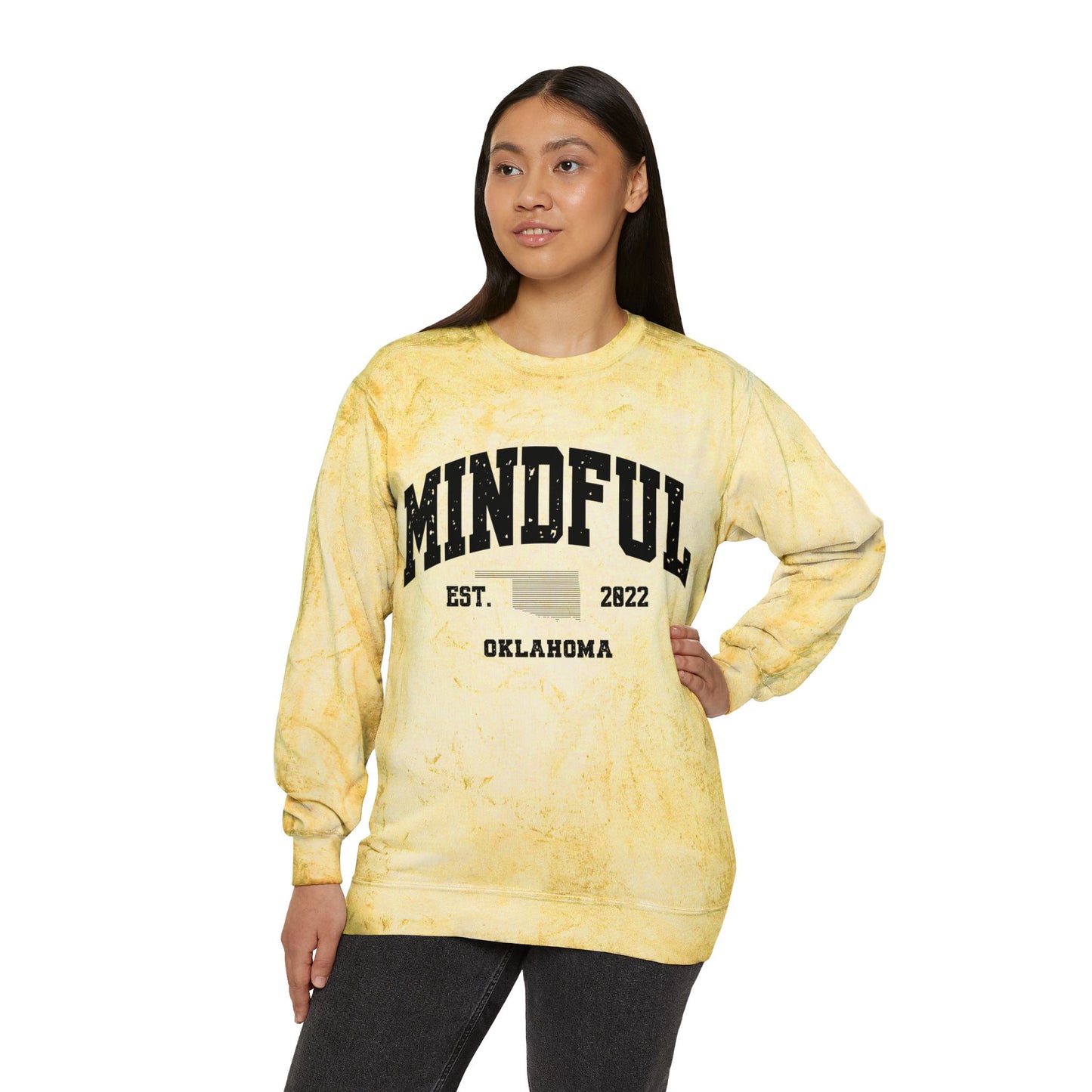 "Mindful U" Color Blast Sweatshirt